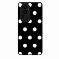 Classic Polka Dot Glass Phone Case for Oppo Reno 10 Pro Plus 5G