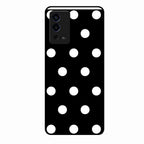 Classic Polka Dot Glass Phone Case for Oppo A55