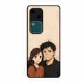 Custom Personalised Art Photo Glass Case for Vivo V30 5G