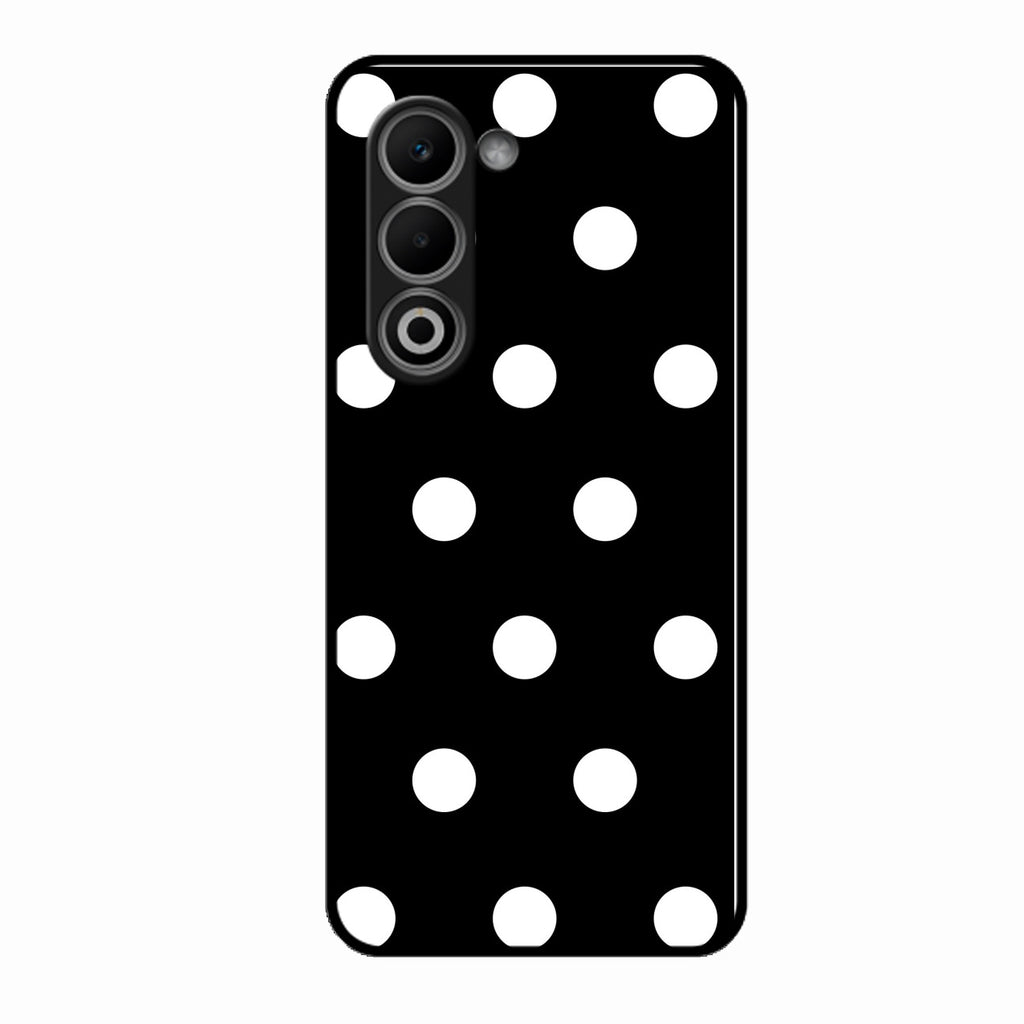 Classic Polka Dot Glass Phone Case for Oppo A5 5G