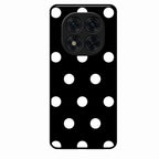 Classic Polka Dot Glass Phone Case for Redmi Note 14 Pro 5G