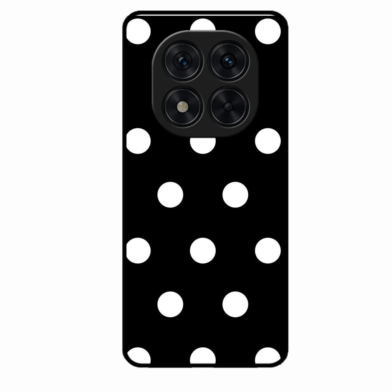 Classic Polka Dot Glass Phone Case for Redmi Note 14 Pro 5G