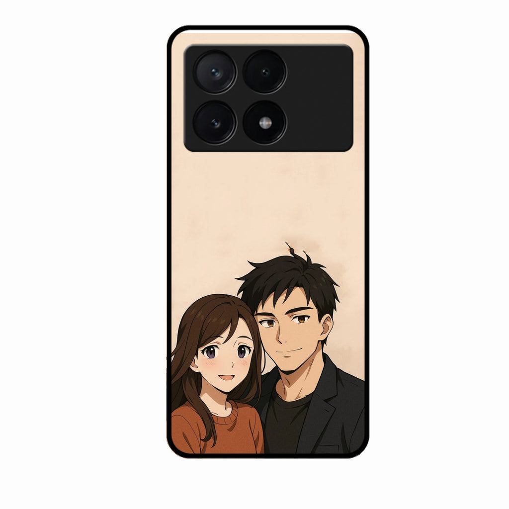 Custom Personalised Art Photo Glass Case for Poco X6 Pro 5G