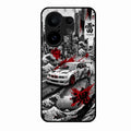 Japanese Wave Drift Racing Premium Glass Phone Case for Vivo X200 Fe 5G - ShopOnCliQ
