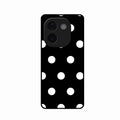 Classic Polka Dot Glass Phone Case for iQOO Z9S Pro 5G