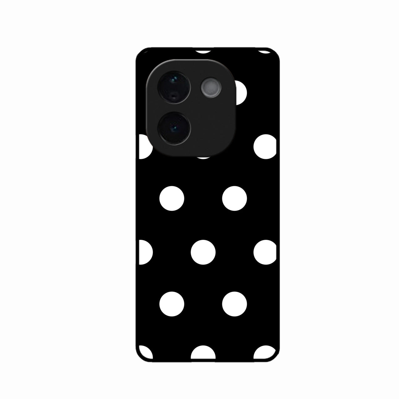 Classic Polka Dot Glass Phone Case for iQOO Z9S Pro 5G