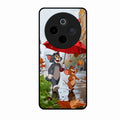Rainy Day Cartoon Glass Phone Case for Vivo T4 5G