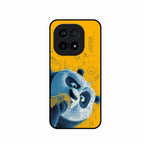 Cute Panda Sketch Premium Glass Phone Case for iQOO 15 5G