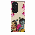 Krishna Eternal Lotus Glass Case for Oppo Reno 12 5G