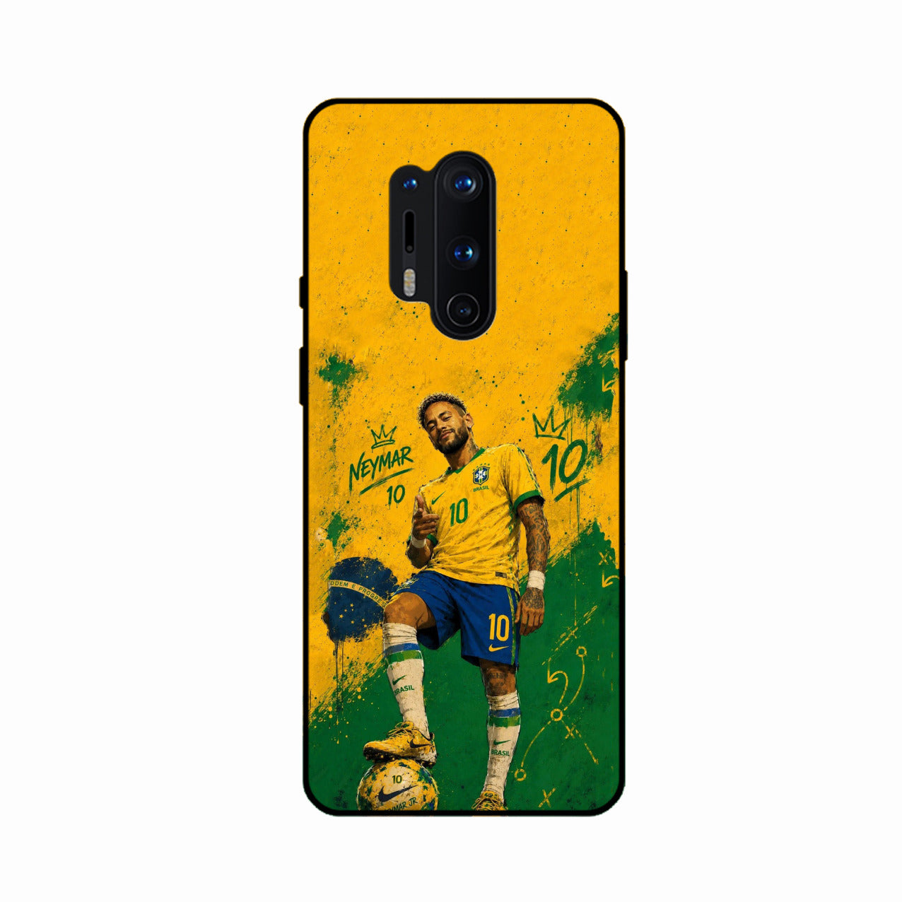 Golden Striker Glass Phone Case for Oneplus 8 Pro