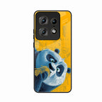 Cute Panda Sketch Premium Glass Phone Case for Motorola Edge 50 Pro
