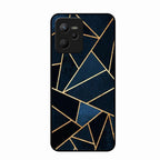 Midnight Gold Geometric Premium Glass Phone Case for Realme C35