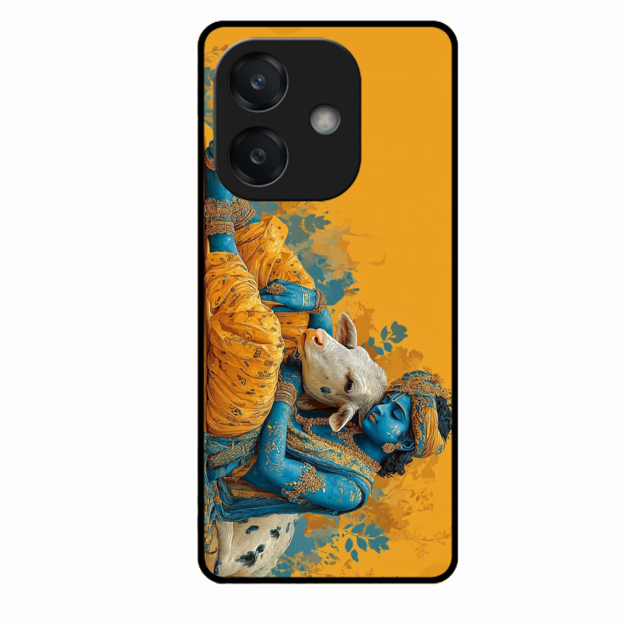 Divine Krishna Gopal Premium Glass Phone Case for Oppo A3X 5G