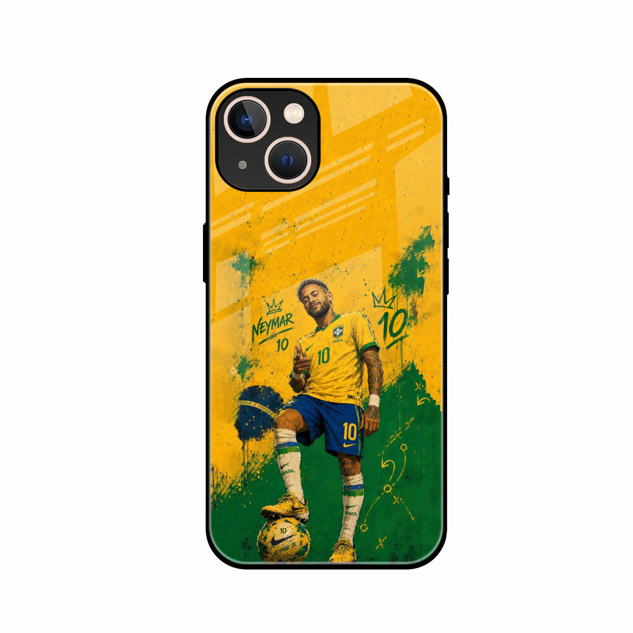 Golden Striker Glass Phone Case for iPhone 13 mini
