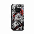 Itachi Uchiha Manga Collage Glass Phone Case for Nothing Phone 2a Plus