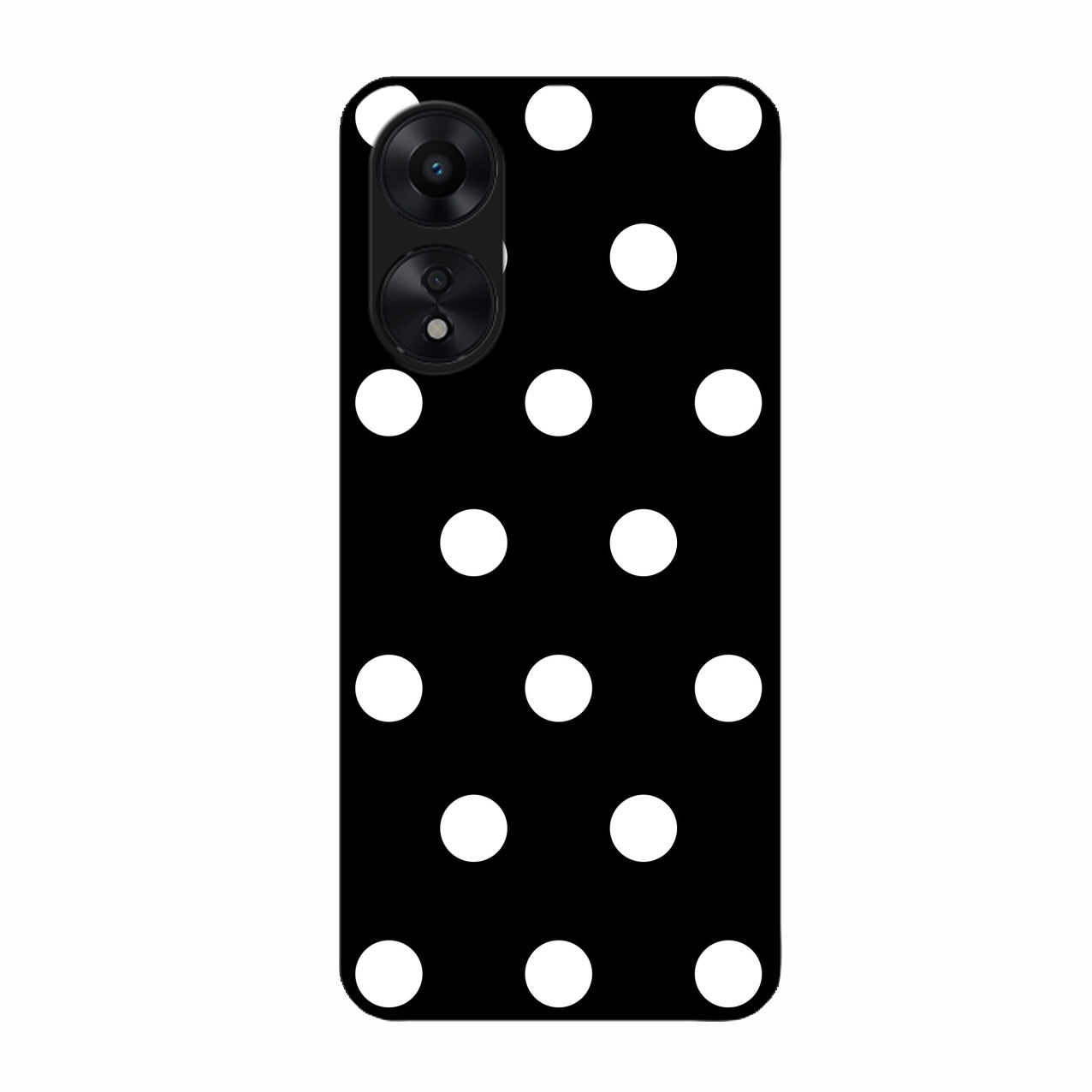 Classic Polka Dot Glass Phone Case for Oppo A78 5G