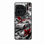 Japanese Wave Drift Racing Premium Glass Phone Case for Oneplus 12R 5G - ShopOnCliQ