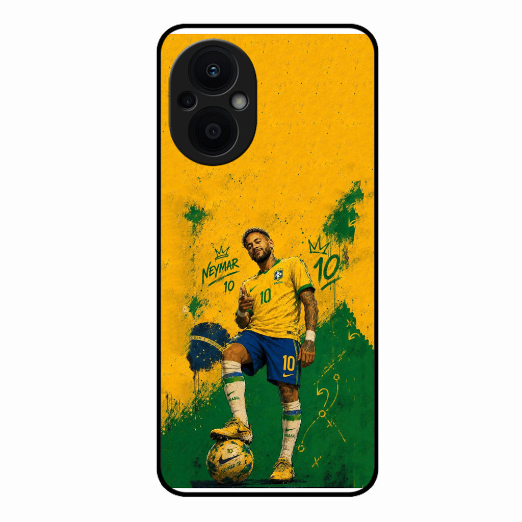Golden Striker Glass Phone Case for Oppo F21S Pro 5G