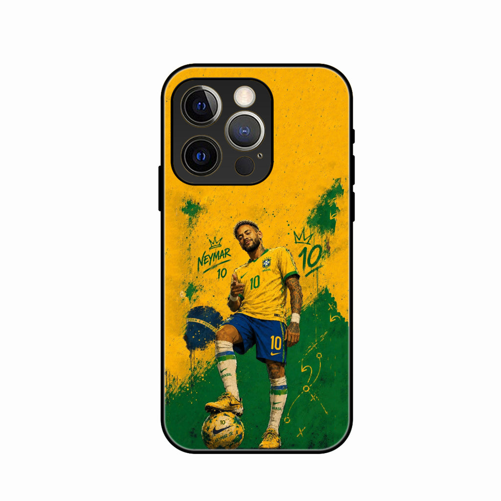 Golden Striker Glass Phone Case for iPhone 14 Pro
