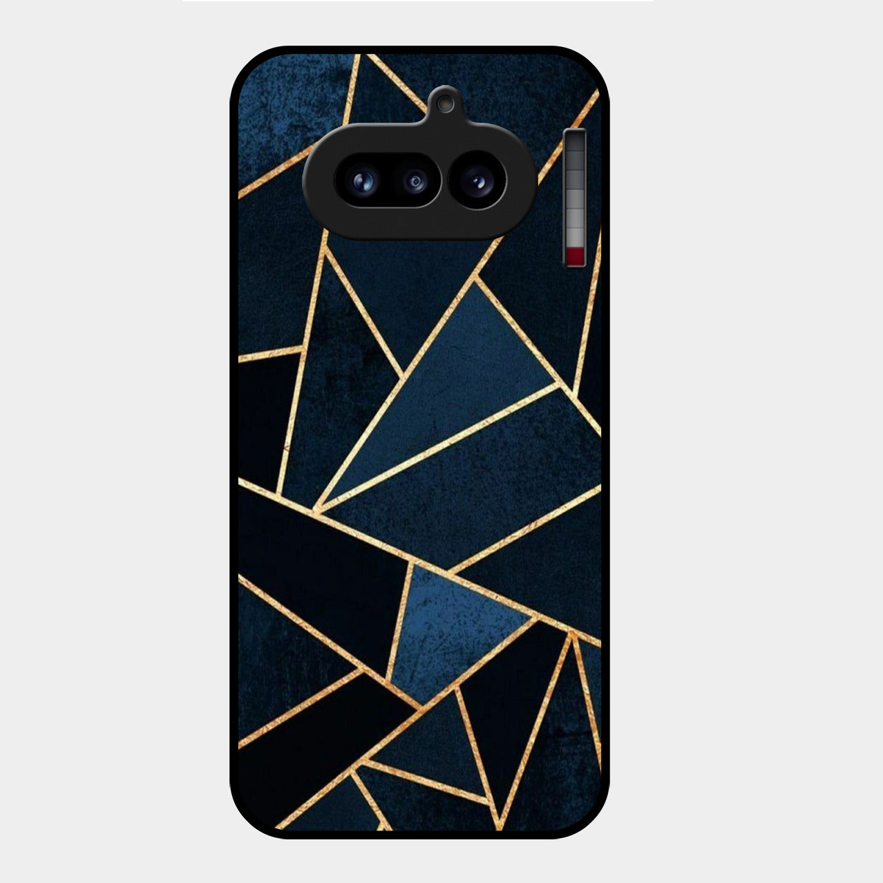 Midnight Gold Geometric Premium Glass Phone Case for Nothing Phone 4A 5G