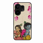 Krishna Eternal Lotus Glass Case for Vivo X200 Fe 5G