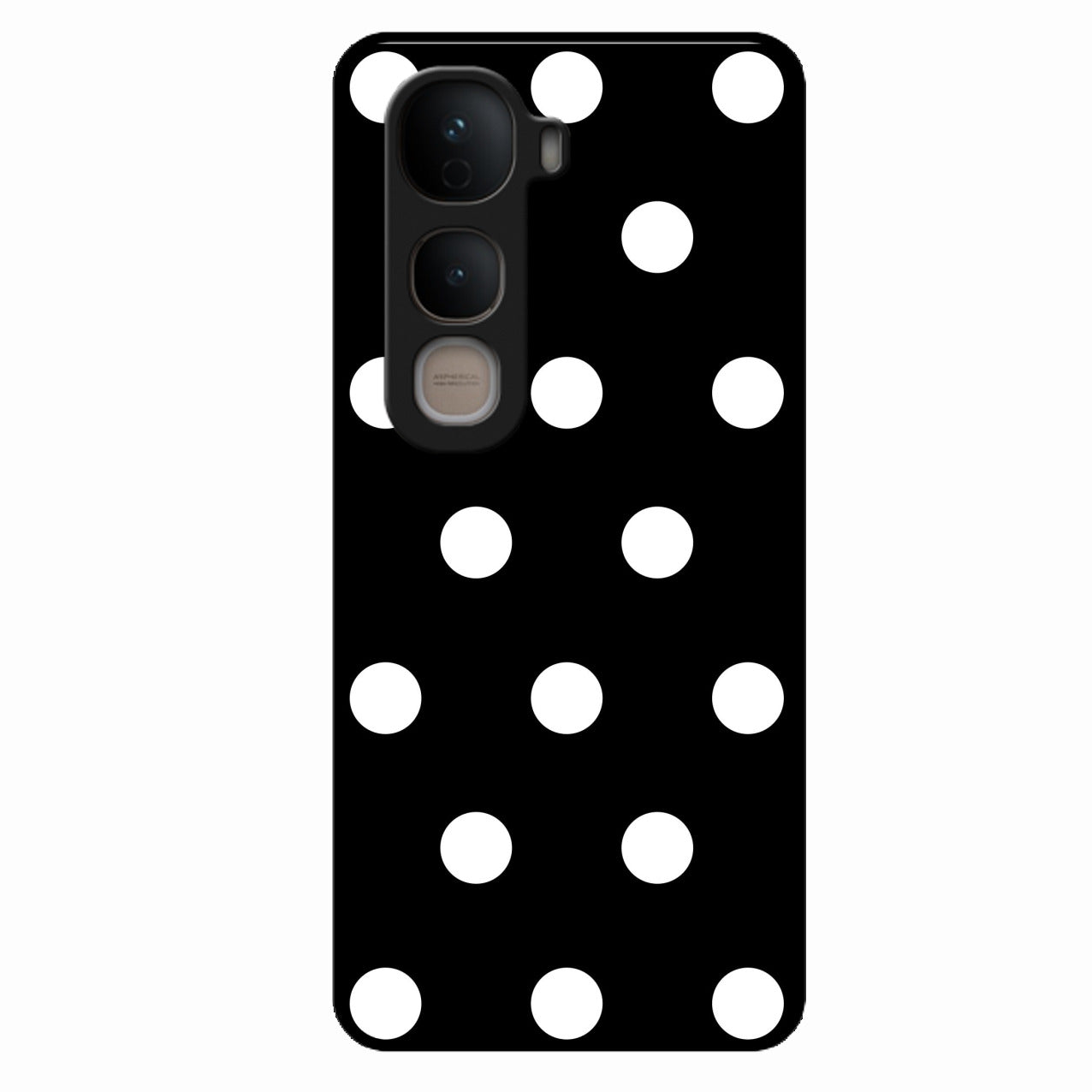 Classic Polka Dot Glass Phone Case for Vivo Y400 Pro 5G