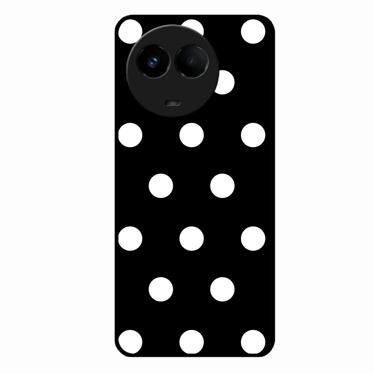 Classic Polka Dot Glass Phone Case for Realme 11 5G