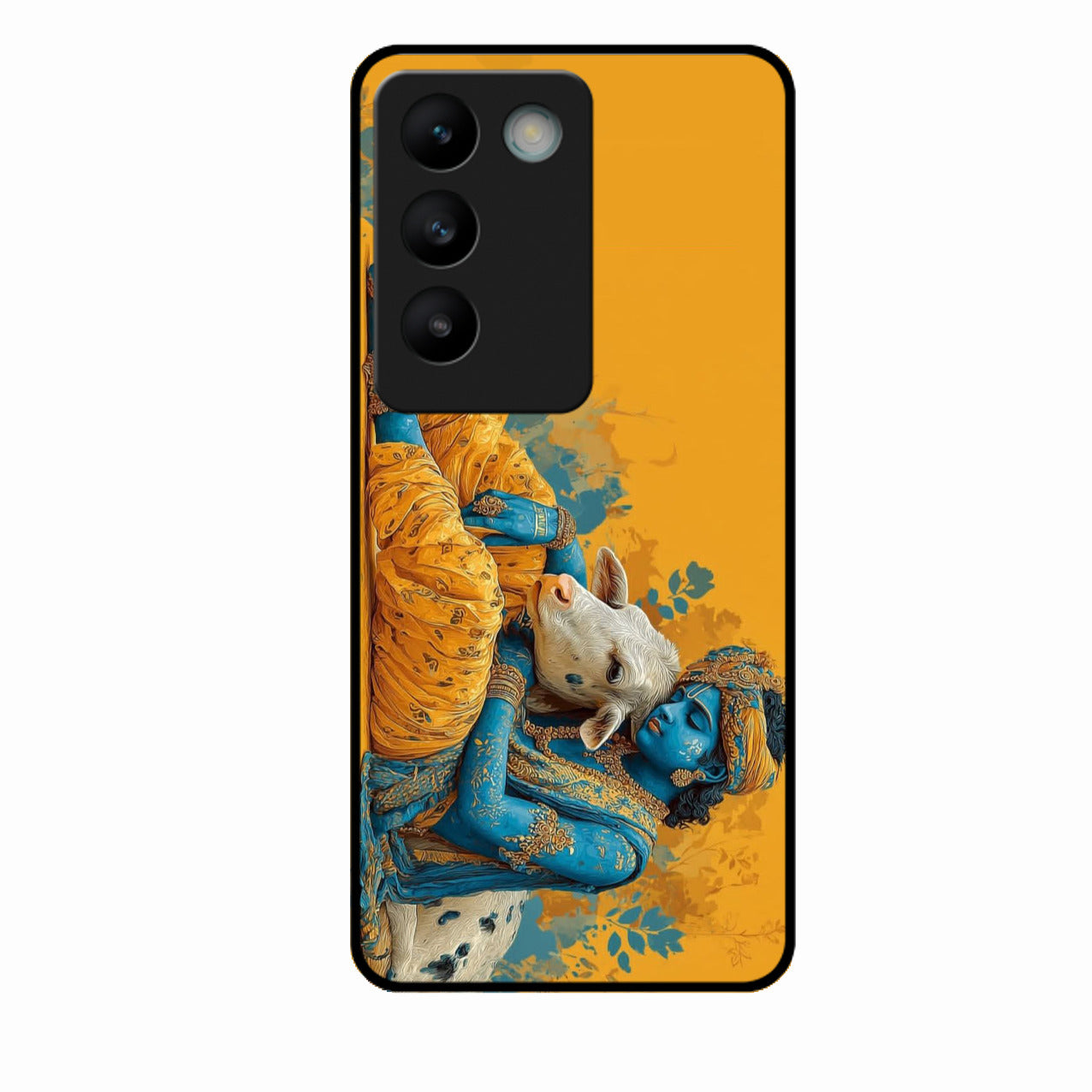 Divine Krishna Gopal Premium Glass Phone Case for Vivo T3 5G