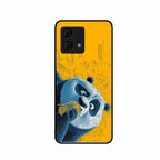 Cute Panda Sketch Premium Glass Phone Case for Motorola G84 5G