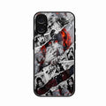 Itachi Uchiha Manga Collage Glass Phone Case for iPhone 17