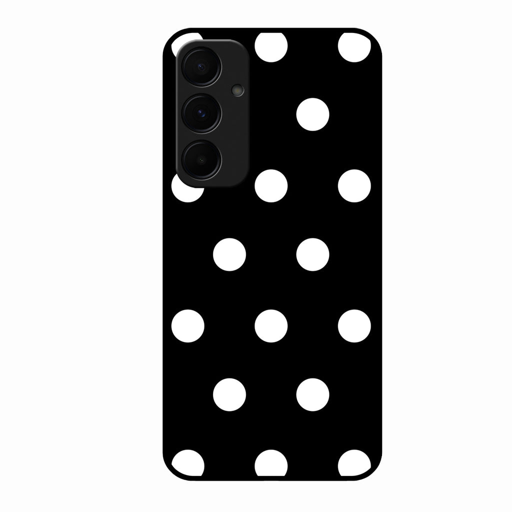 Classic Polka Dot Glass Phone Case for Samsung Galaxy A35 5G