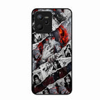 Itachi Uchiha Manga Collage Glass Phone Case for Realme C35