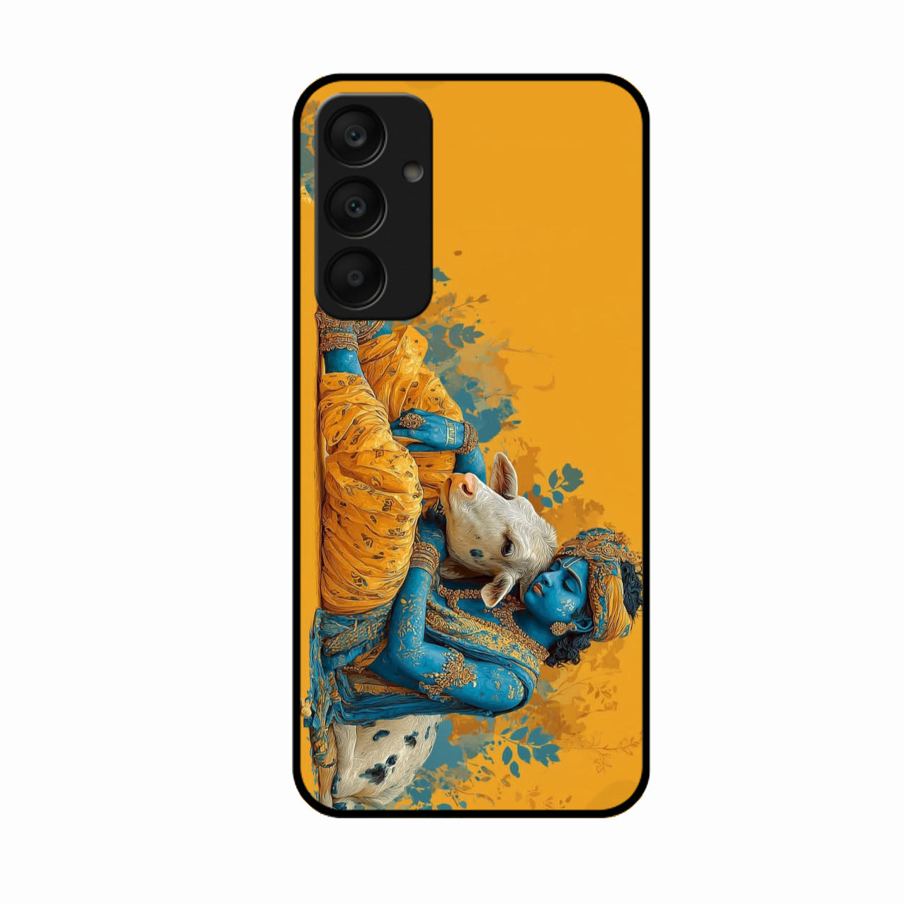 Divine Krishna Gopal Premium Glass Phone Case for Samsung Galaxy A25 5G