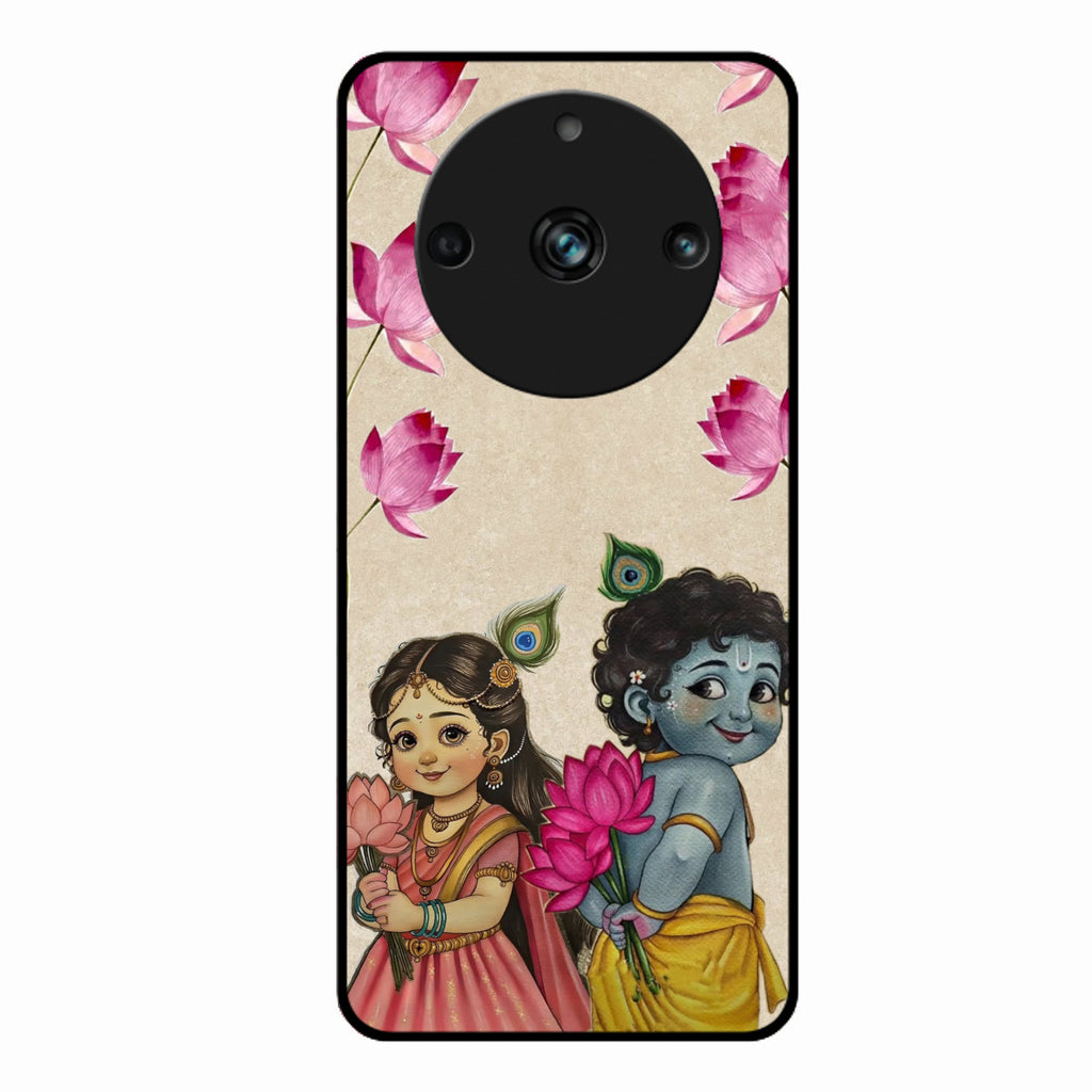Krishna Eternal Lotus Glass Case for Realme 11 Pro Plus 5G