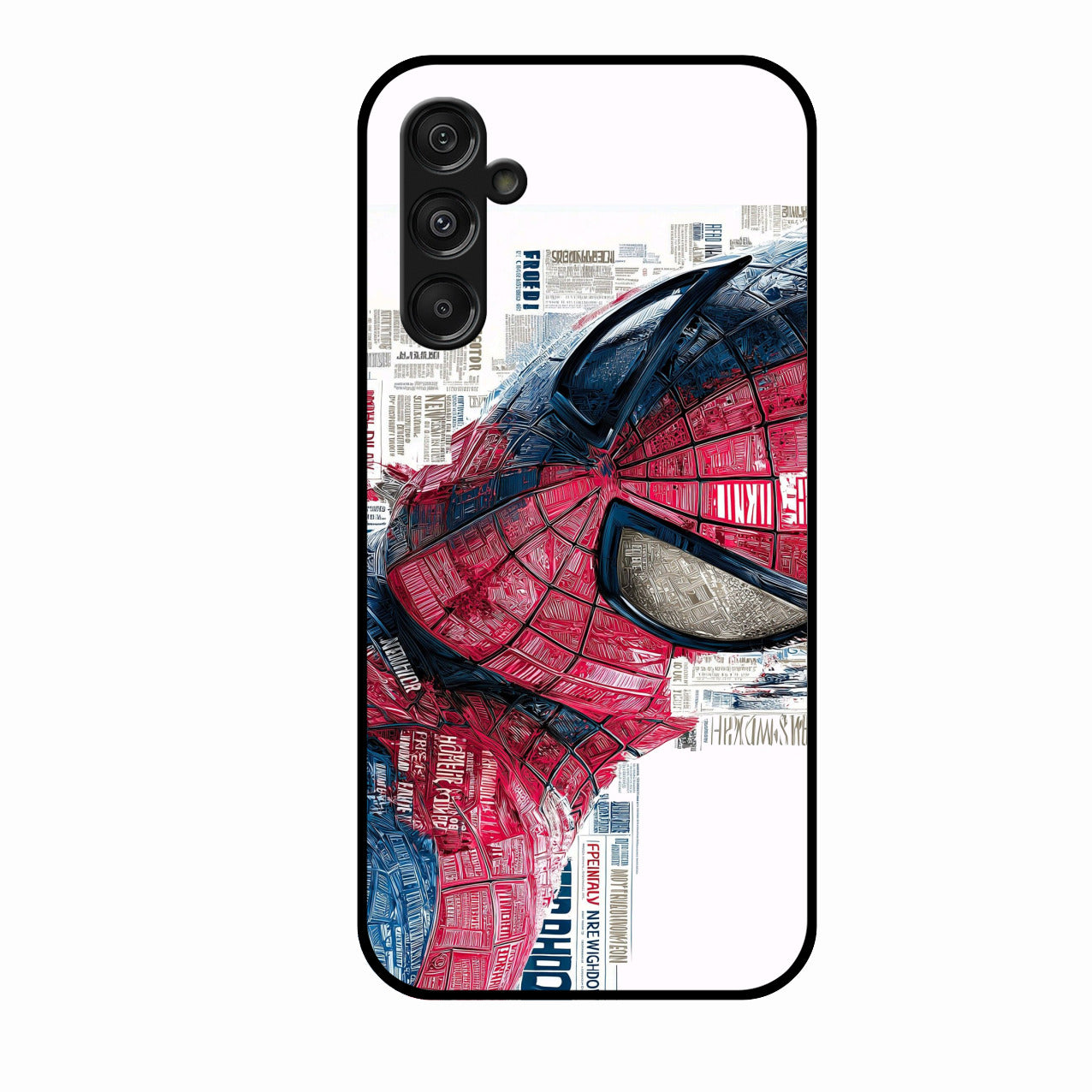 Red Blue Web Hero Glass Phone Cover for Samsung Galaxy F36 5G