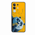 Cute Panda Sketch Premium Glass Phone Case for Vivo Y31 Pro 5G