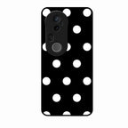 Classic Polka Dot Glass Phone Case for Vivo T4 Ultra 5G