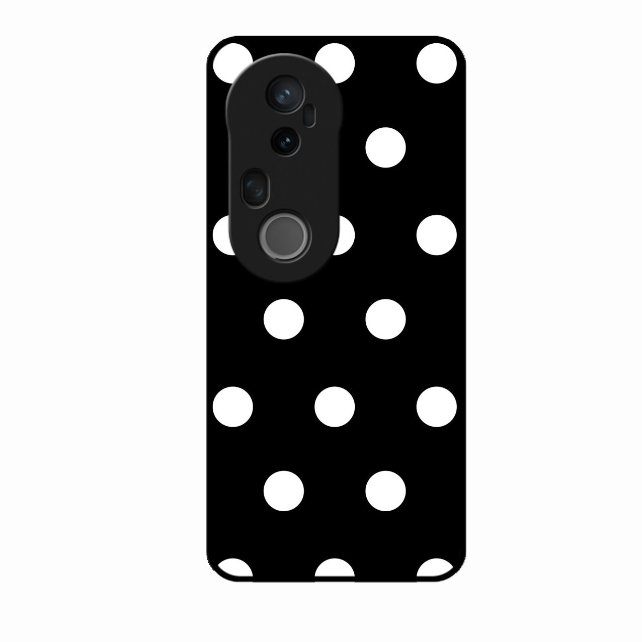 Classic Polka Dot Glass Phone Case for Vivo T4 Ultra 5G