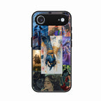 Eternal Radha Krishna Love Glass Phone Case for iPhone Air