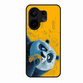 Cute Panda Sketch Premium Glass Phone Case for Vivo X200 Fe 5G