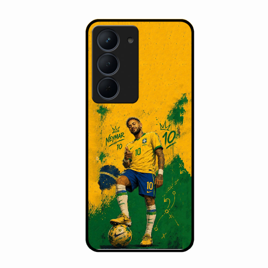 Golden Striker Glass Phone Case for Realme Narzo 80X 5G