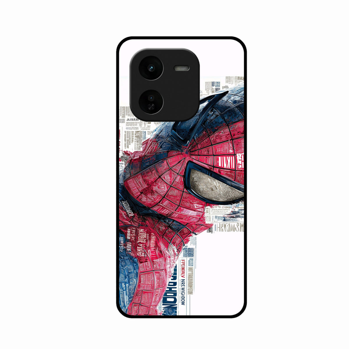 Red Blue Web Hero Glass Phone Cover for iQOO Z9X 5G - ShopOnCliQ