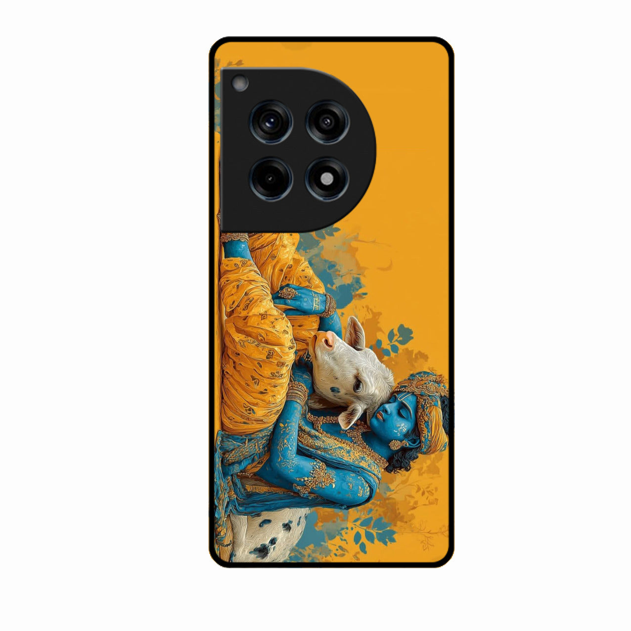 Divine Krishna Gopal Premium Glass Phone Case for Oneplus 12R 5G