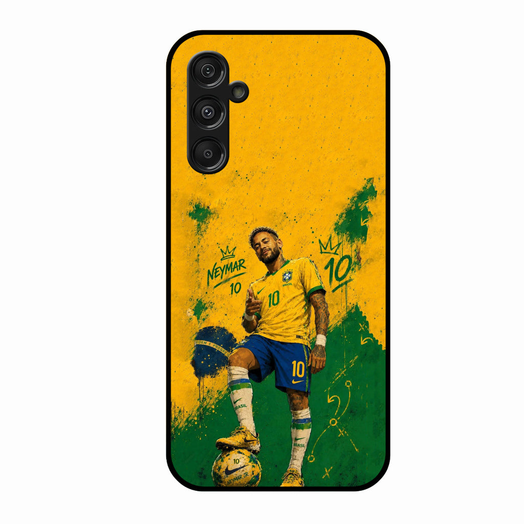 Golden Striker Glass Phone Case for Samsung Galaxy M34 5G