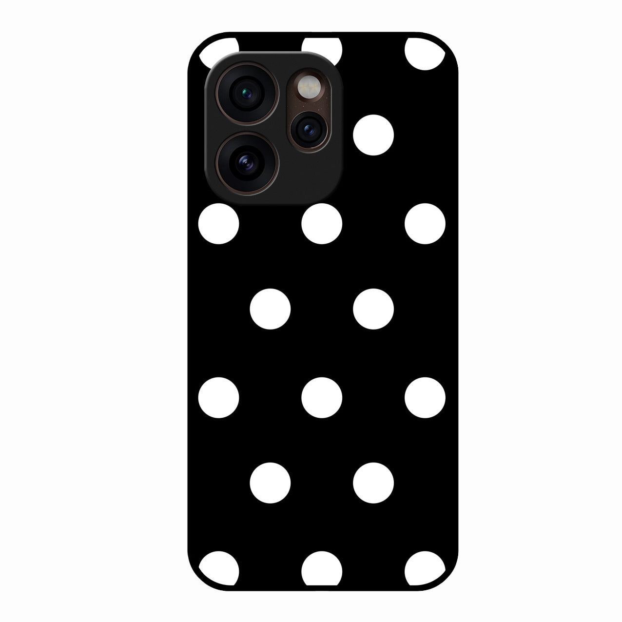 Classic Polka Dot Glass Phone Case for Oppo Reno 15 Pro Mini 5G