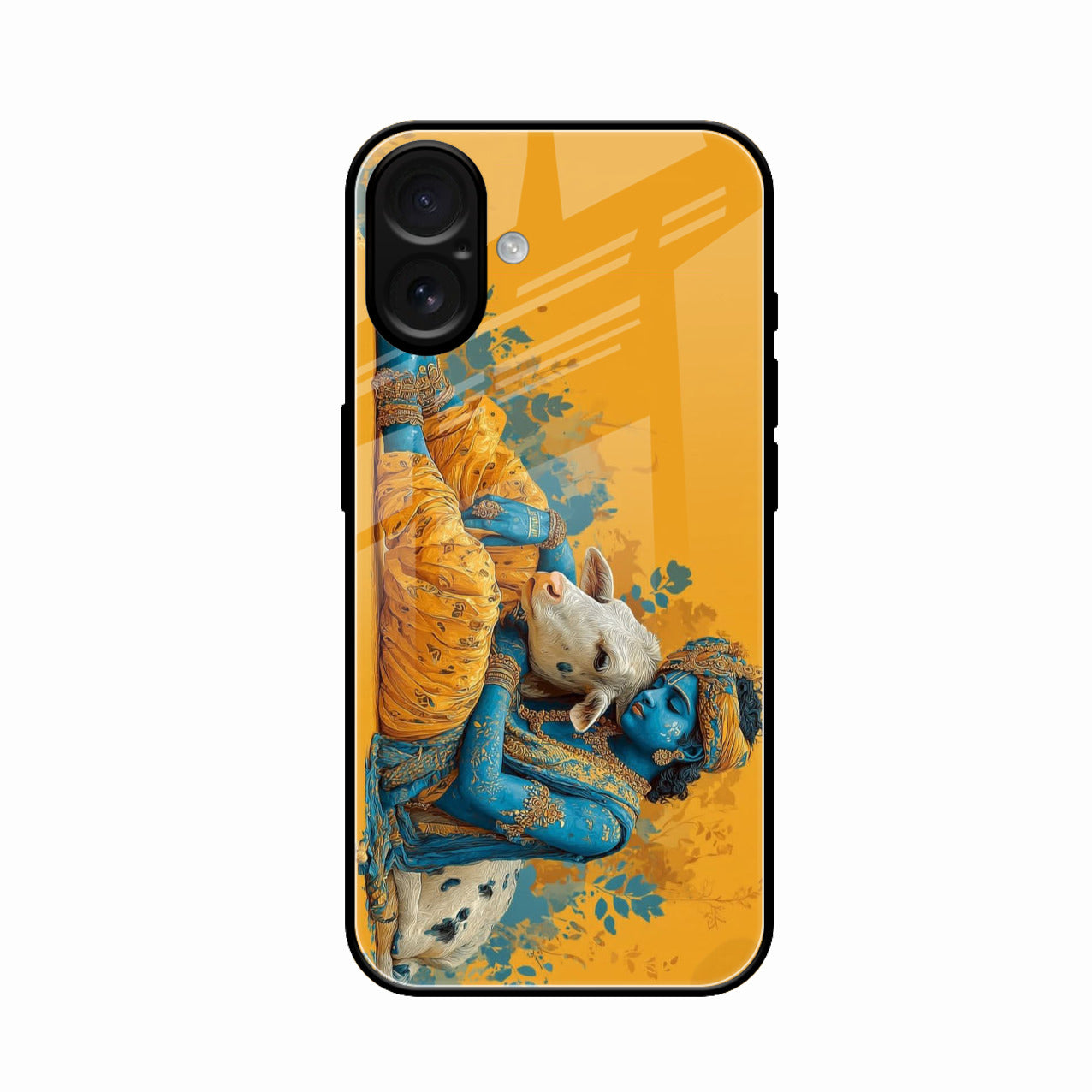 Divine Krishna Gopal Premium Glass Phone Case for iPhone 17
