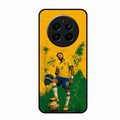 Golden Striker Glass Phone Case for Realme Narzo 70 5G