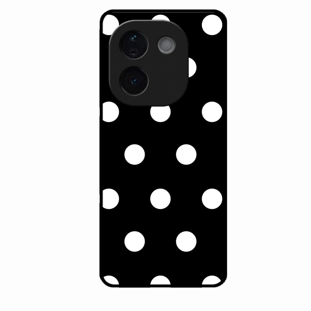 Classic Polka Dot Glass Phone Case for Vivo T3 Pro 5G