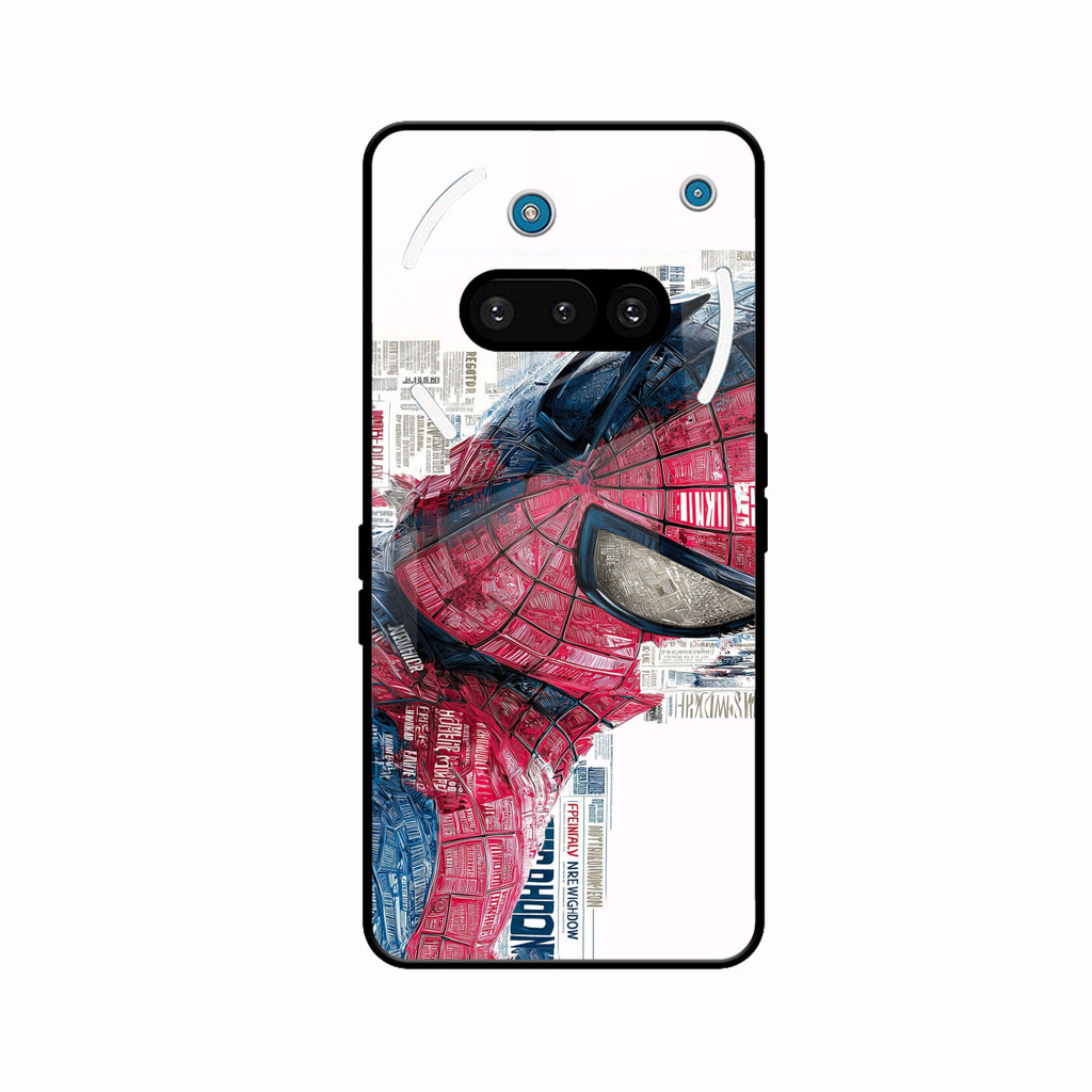 Red Blue Web Hero Glass Phone Cover for Nothing Phone 3a - ShopOnCliQ