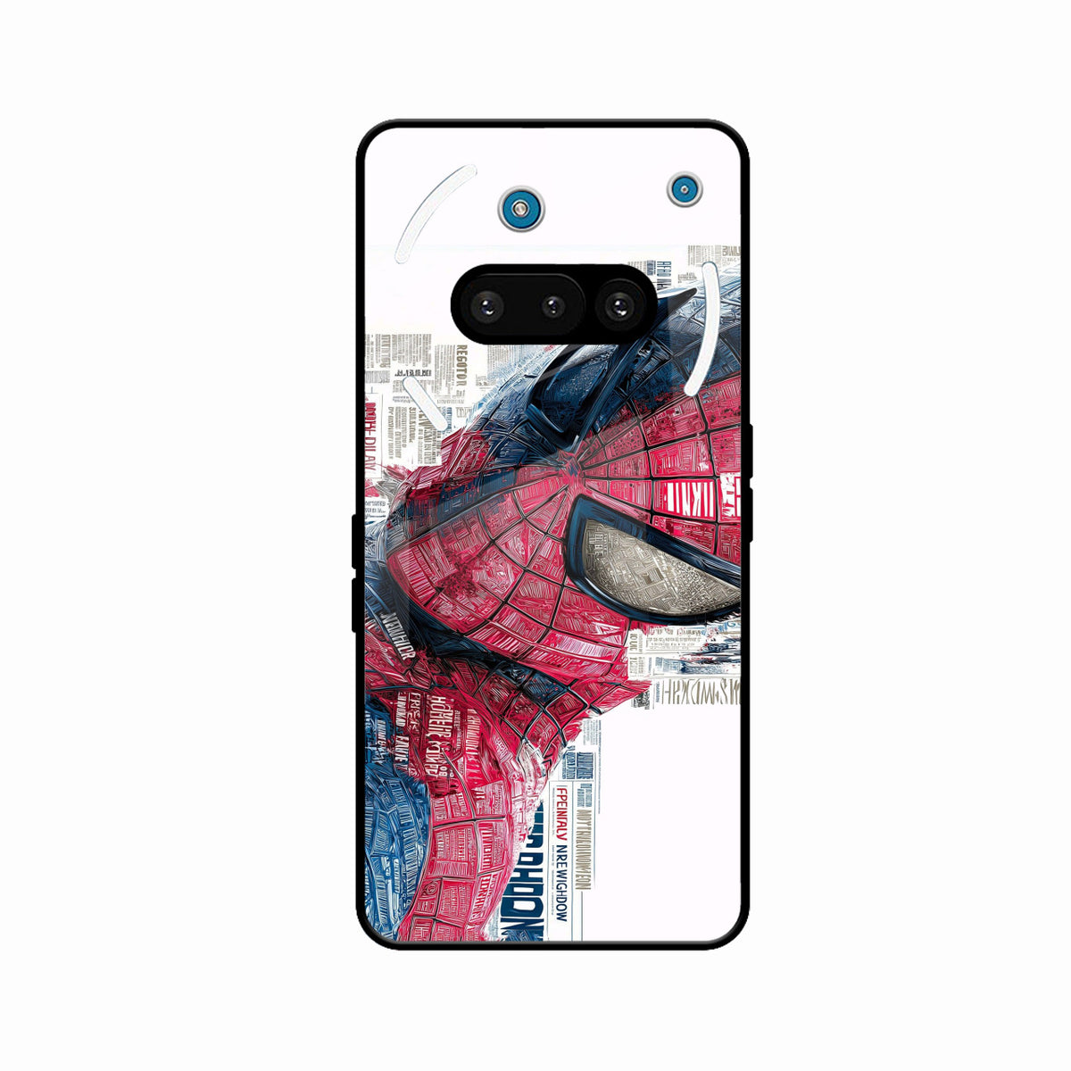 Red Blue Web Hero Glass Phone Cover for Nothing Phone 3a - ShopOnCliQ